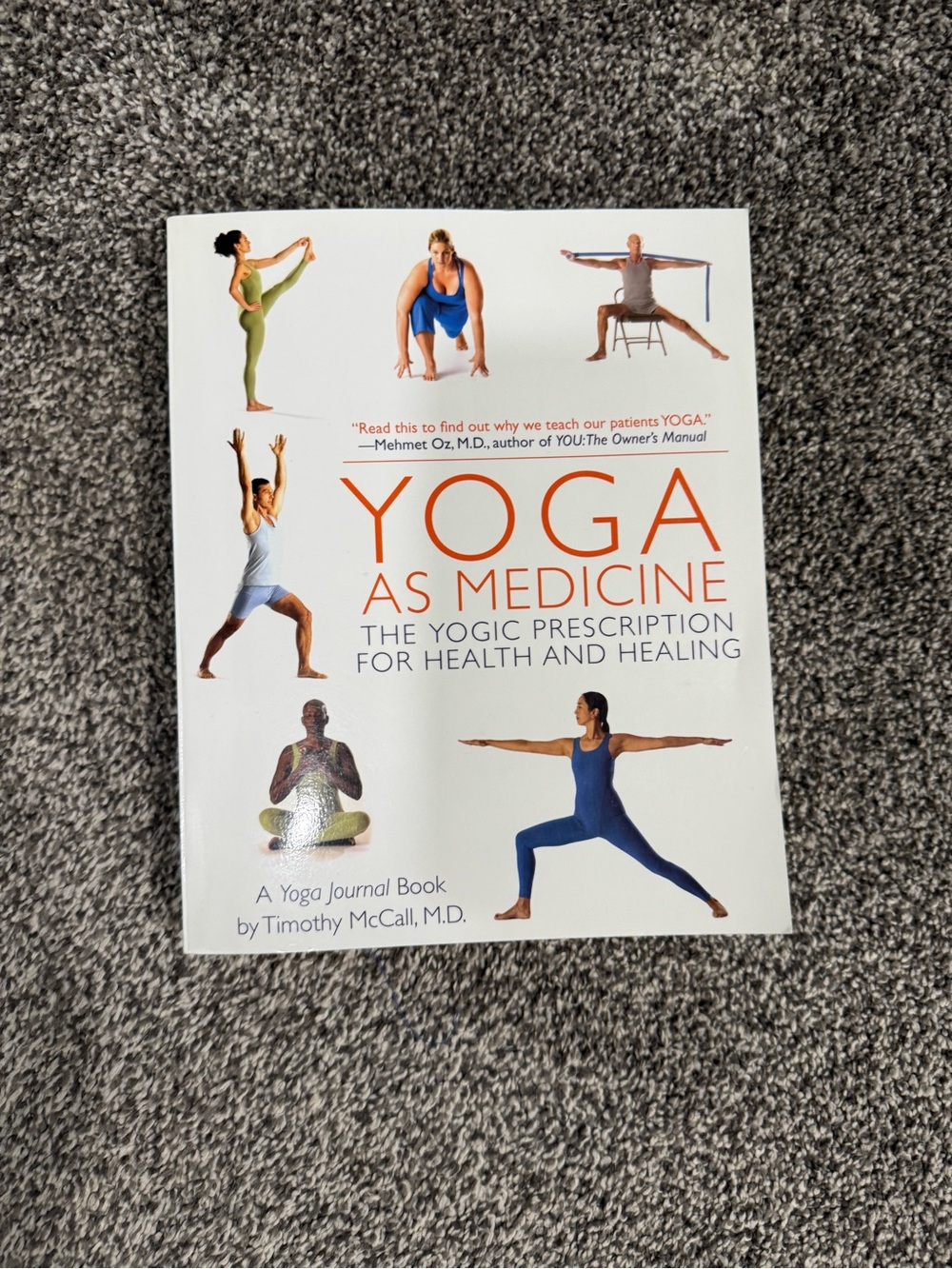 Yoga As Medicine by Timothy McCall — White & Orange Cover